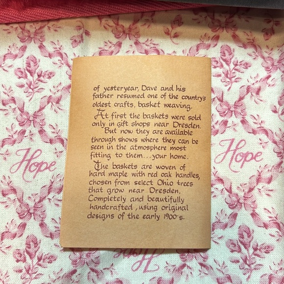 LONGABERGER Basket Wall Hanging Small 1981 - Picture 10 of 12